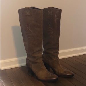 Like new knee cowboy boots!